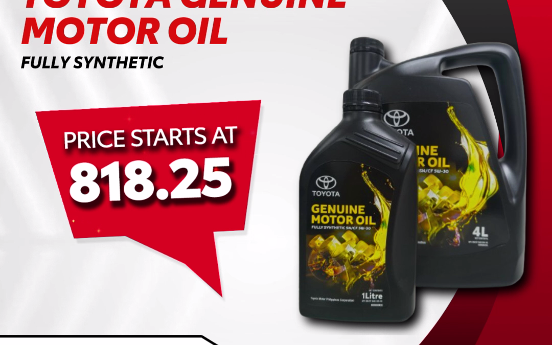 TOYOTA Fully Synthetic GENUINE MOTOR OIL