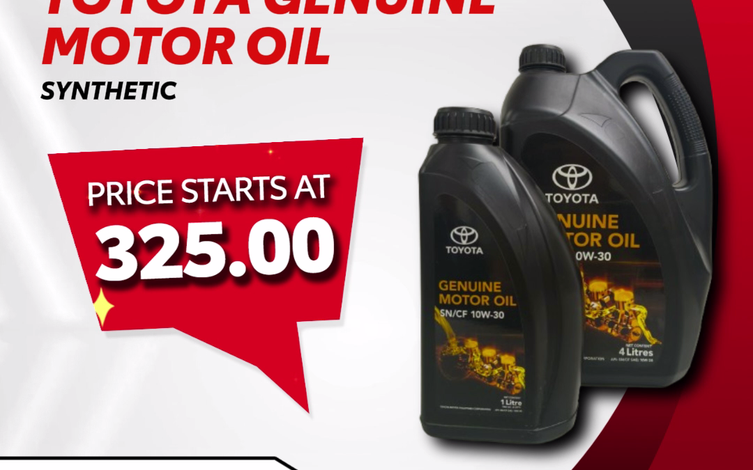 TOYOTA Synthetic GENUINE MOTOR OIL