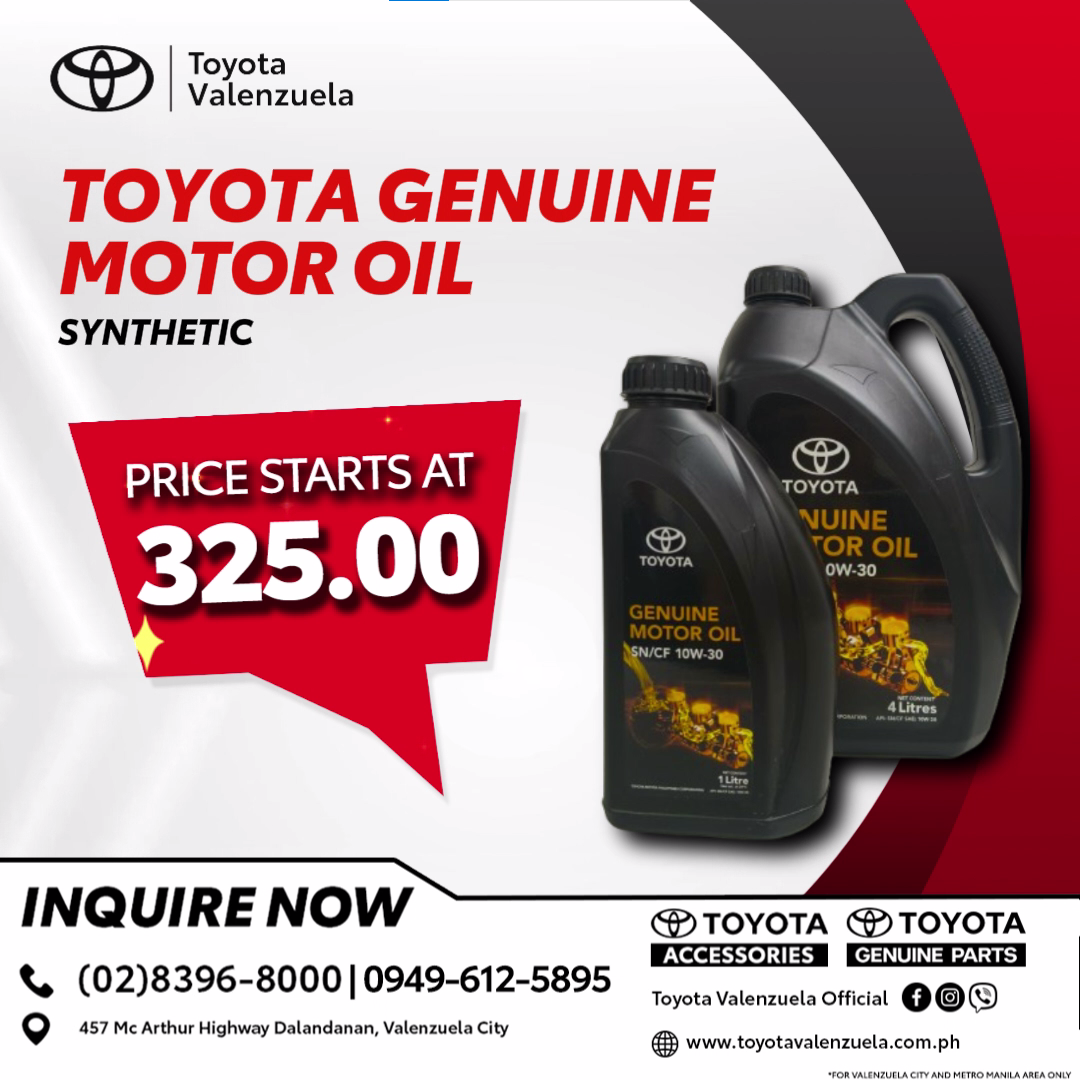 TOYOTA Synthetic GENUINE MOTOR OIL