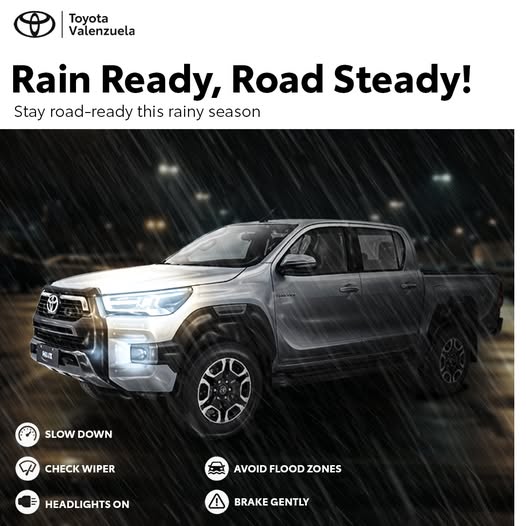 RAIN READY! ROAD STEADY