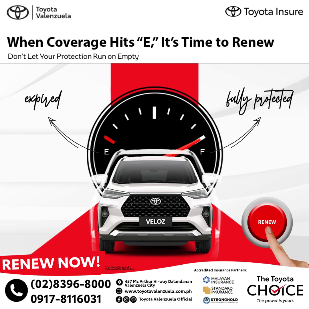 Toyota Insure Renewal