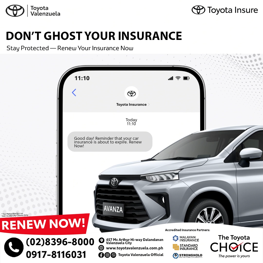 Toyota Insure Renewal
