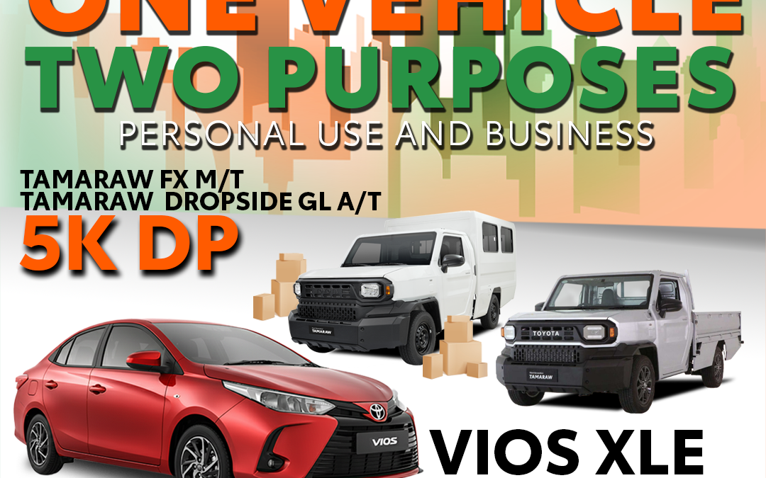 VIOS AND TAMARAW ALL-IN PROMO